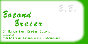 botond breier business card